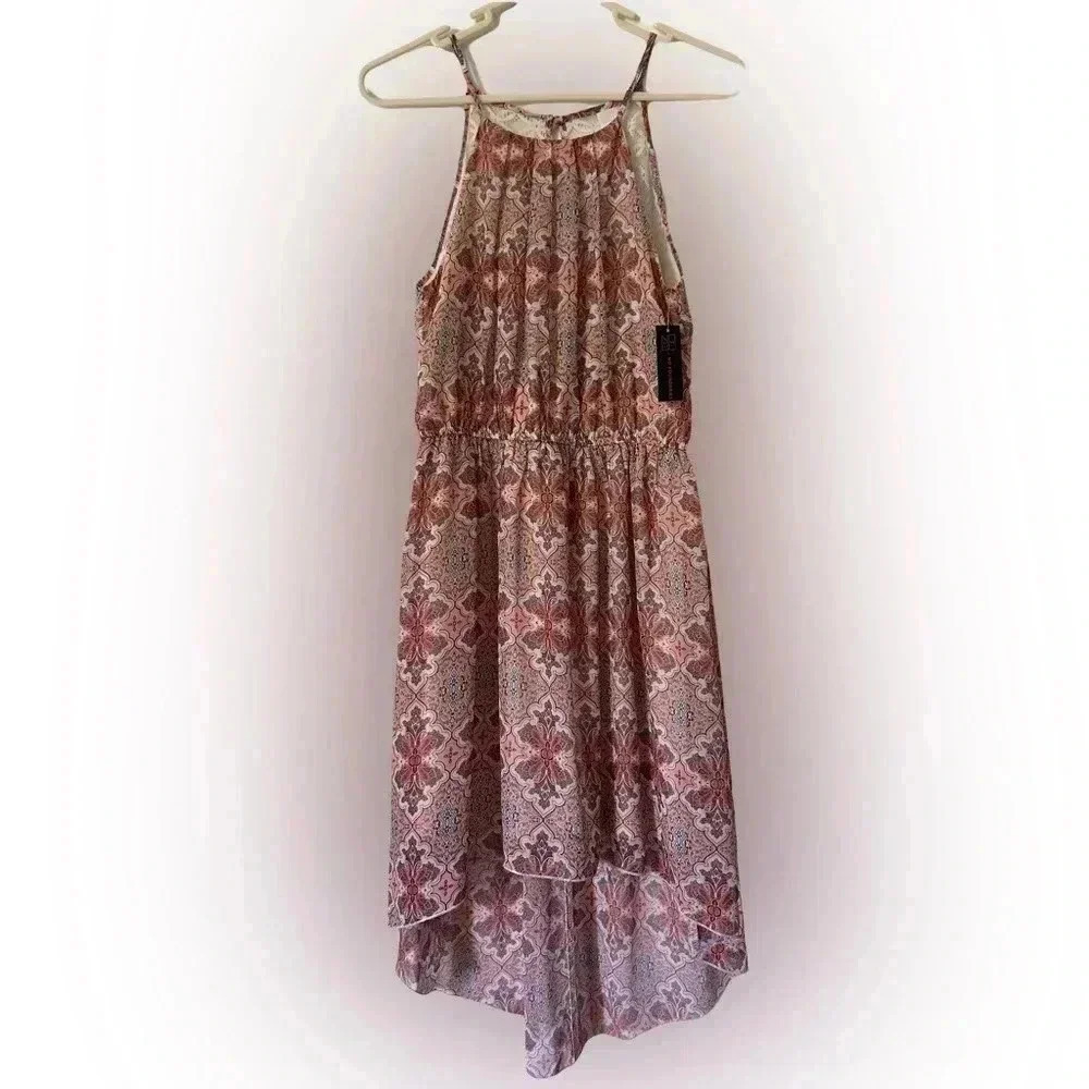 No Boundaries NWT Printed High-Low Dress – Size [M]